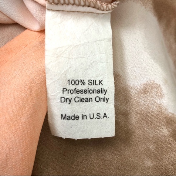 Ramona LaRue by Arianne Silk Tie Dye Top Sz L - Picture 7 of 9